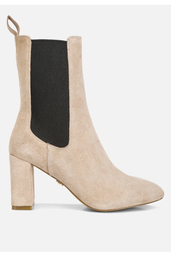 Gaven Suede High Ankle Chelsea Boots