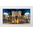 thumbnail image 1 of Gavidia, Pedro 14x10 White Modern Wood Framed Museum Art Print Titled - Milan Italy Vitorio Emanuel II Night 2022, 1 of 4