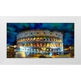 thumbnail image 1 of Gavidia, Pedro 18x11 White Modern Wood Framed Museum Art Print Titled - Rome Italy Coliseo Night 2022, 1 of 4