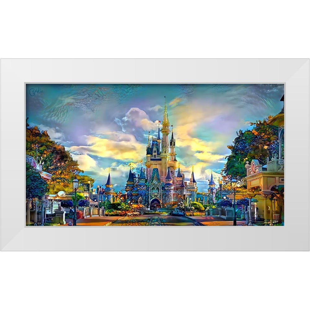 Gavidia, Pedro 18x12 White Modern Wood Framed Museum Art Print