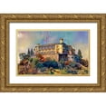 thumbnail image 1 of Gavidia, Pedro 18x13 Gold Ornate Wood Framed with Double Matting Museum Art Print Titled - Mexico City Chapultepec Castle Ver2, 1 of 4
