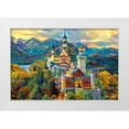 thumbnail image 1 of Gavidia, Pedro 24x17 White Modern Wood Framed Museum Art Print Titled - Baviera Fussen Germany Neuschwanstein castle, 1 of 4