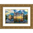 thumbnail image 1 of Gavidia, Pedro 32x21 Gold Ornate Wood Framed with Double Matting Museum Art Print Titled - Ultrecht Netherlands De Haar Castle, 1 of 4