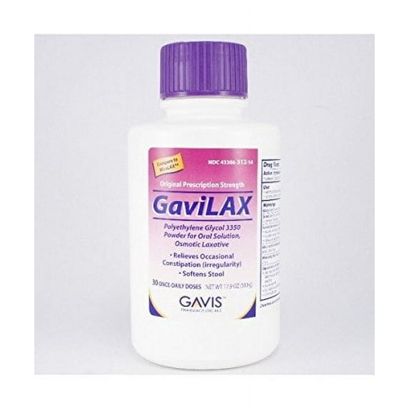 Gavilax Oral Solution Soften Stool Relieves Occasional Constipation, 17.9Oz, 2-Pack