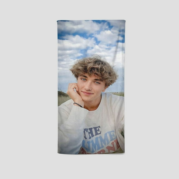 Gavin Casalegno Jeremiah presents a unique single-sided towel, an ideal custom gift for fans. Perfect for gym, yoga, boxing, and sunbathing, it measures 13.8"x28.7".
