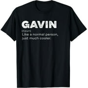 Gavin Definition Personalized Name Funny Birthday T-Shirt
