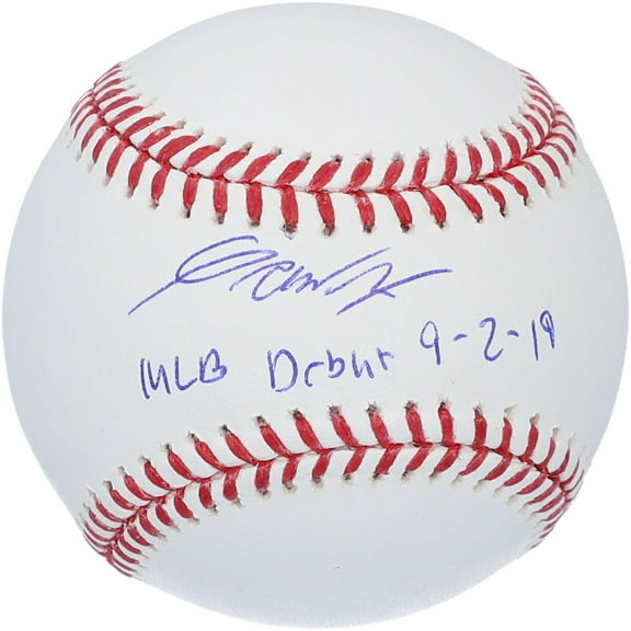 Gavin Lux Los Angeles Dodgers Autographed Baseball with "9/2/19 Debut" Inscription - Fanatics Authentic Certified