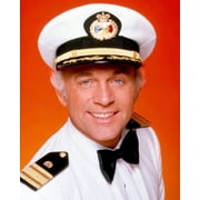 Gavin Macleod The Love Boat Classic Smiling Portrait As Captain Steubing 24X36 Classic Hollywood Poster