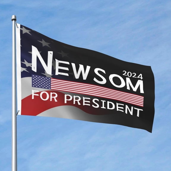 Gavin Newsom 2024 For President 2024 Election Campaign Premium 2x3FT Flag - Durable and Vibrant Design for Indoor/Outdoor Use