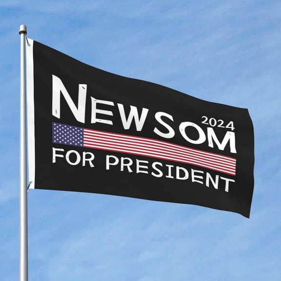 Gavin Newsom 2024 For President 2024 Election Campaign Premium 2x3FT Flag - Durable and Vibrant Design for Indoor/Outdoor Use