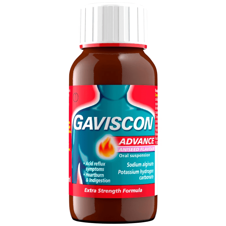 Gaviscon Advance Aniseed Liquid Flavour 150ml with Measuring Cups