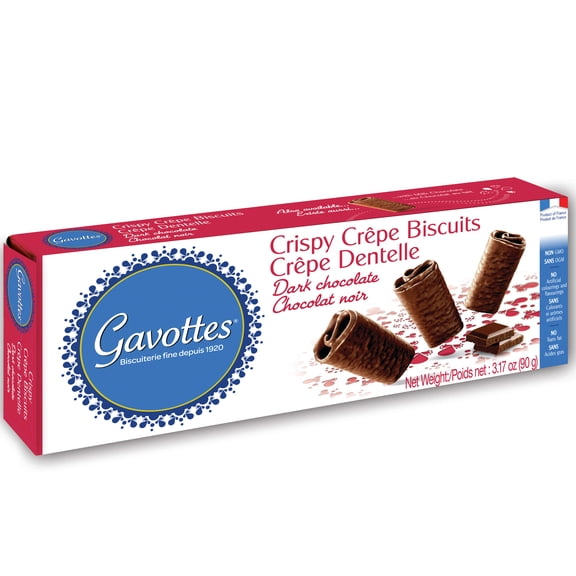Gavottes Crepe Dentelle in Chocolate - Dark Chocolate (3.17 ounce)