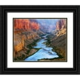 thumbnail image 1 of Gavrilis, John 32x26 Black Ornate Wood Framed with Double Matting Museum Art Print Titled - Mile 52 Colorado River, 1 of 4