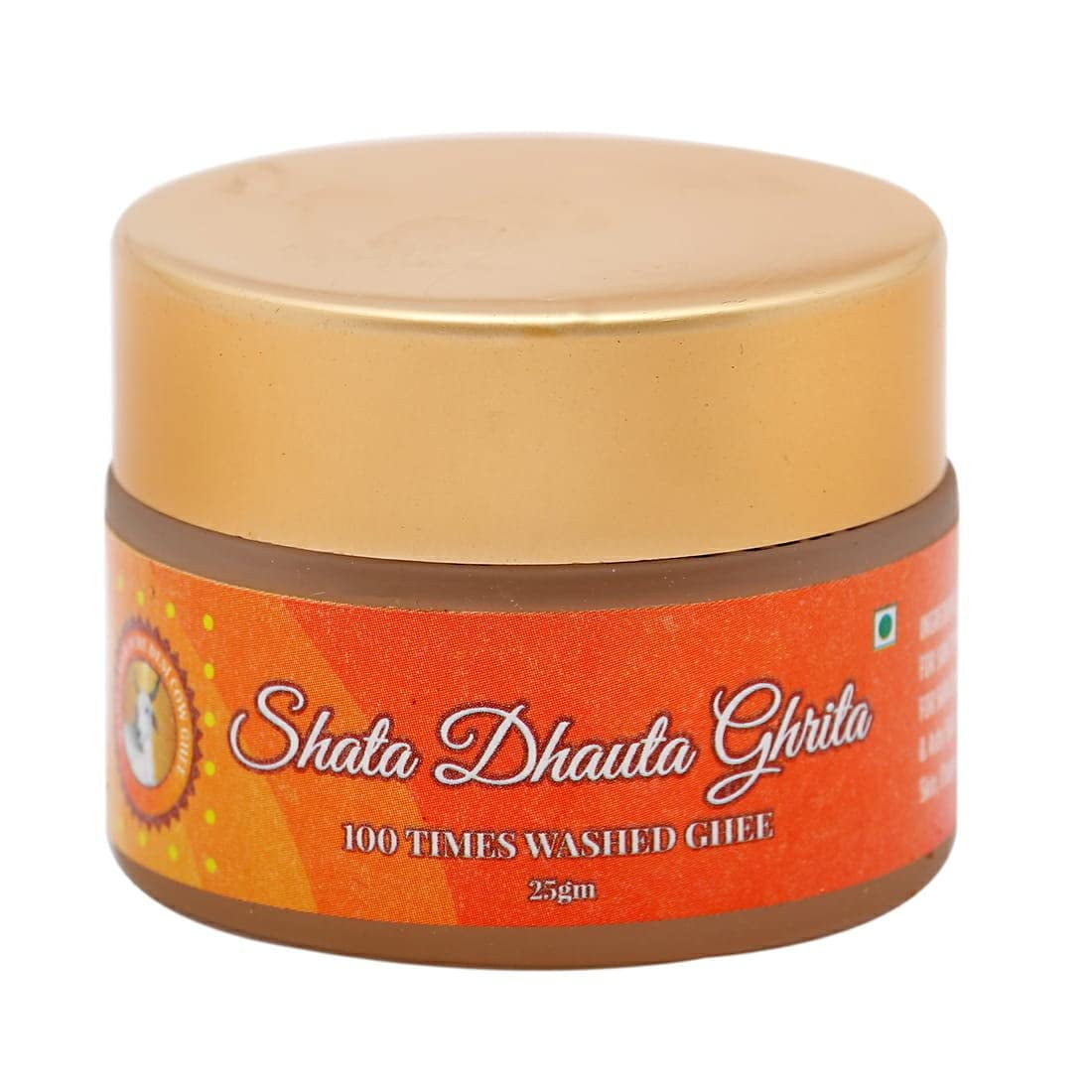 Gavyamart Shata Dhauta Ghrita Natural Desi Ghee Skin Moisturizer (100 Times Washed Ghee) (25