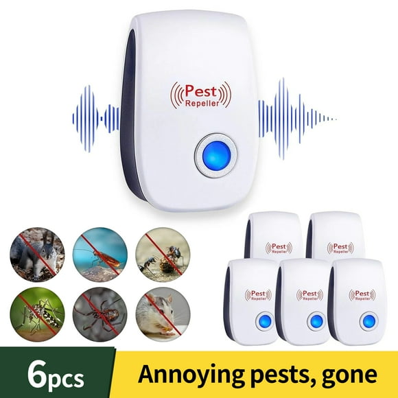 Gaway Ultrasonic Pest Repeller 6 Pack, Pest Repellent Ultrasonic Plug in Insects Electronic Pest Repellent Rodent Repellent Indoor Pest Control for Home Kitchen Office