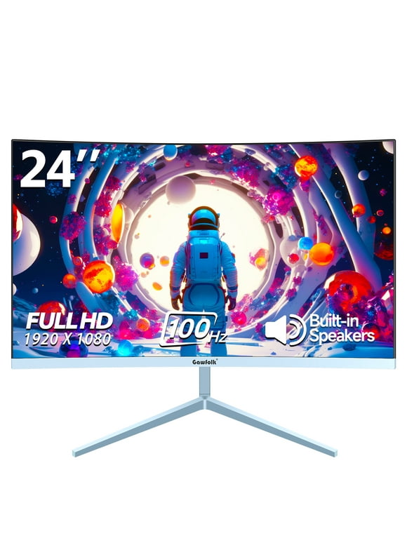 Gawfolk 24 Inch Business PC Monitor 1080P 100HZ Refresh Rate Gaming Computer Display