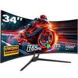 Gawfolk, 34-Inch Curved Ultrawide Gaming Monitor, 3440x1440, 165Hz ...