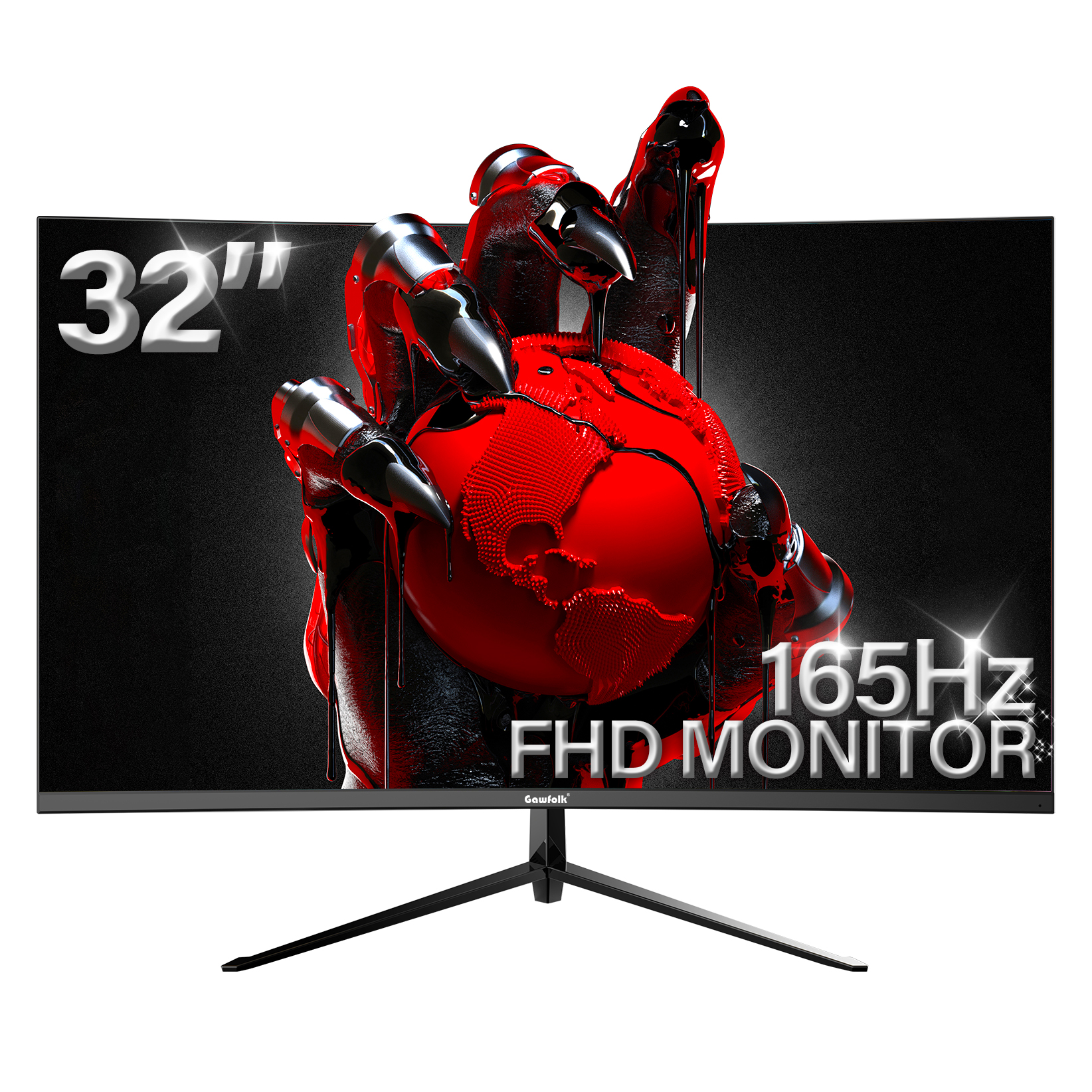 ZEDGE UG32P 32Inch Curved Gaming Monitor 240Hz 1ms Full HD 1920x1080