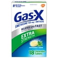 thumbnail image 1 of Gas-X Extra Strength Chewable Gas Relief Tablets with Simethicone 125 mg, Peppermint Creme - 18 Count, 1 of 5