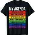 thumbnail image 1 of Gay Agenda Pride Rainbow Flag LGBTQ Funny LGBT Ally Gift T-Shirt, 1 of 4