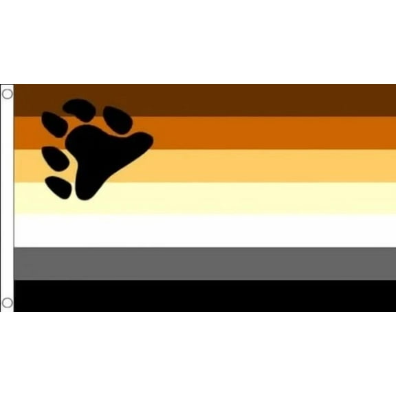 Gay Bear Flag 3X5 Ft International Bear Brotherhood Lgbt Pride Male Men Hirsute