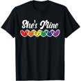 thumbnail image 1 of Gay Couple Matching LGBT She's Mine Gay Pride T-Shirt, 1 of 4