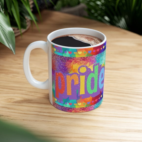 Gay PRIDE LGBTQ+IA Trans Celebration Hot Tea Coffee Ceramic Mug 11oz