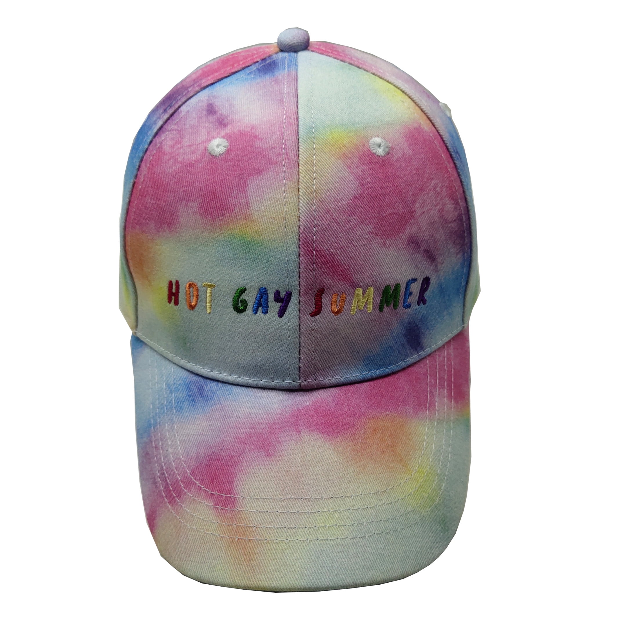 Gay Pride Apparel Tie Dye Cotton Dad Cap