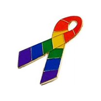 PinMart Lime Green Awareness Ribbon Enamel Lapel Pin - Support For Lyme Disease, Non-Hodgkin Lymphoma, Causes