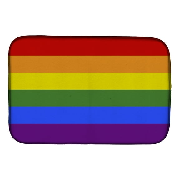Gay Pride Dish Drying Mat