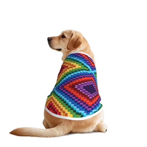 Gay Pride Dog T Shirts Vest for Dogs Fit - Spring, Summer, Fall Wear for Large Breed 5X-Large