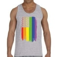 thumbnail image 1 of Gay Pride Flag Neon Color LGBT Tank Top for Men - S M L XL 2XL Graphic Tee - Pride Support Tee Top Gift, 1 of 2