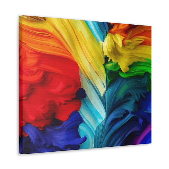 Gay Pride Fusion Abstract Collection Canvas Gallery Wraps ***Absolutely Abstract Series 24X20X1.25