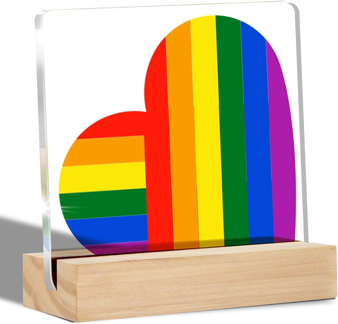 Custom Personalized LGBT Flag Sign - Gift Idea For LGBT - Hate Has No Home Here