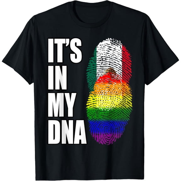 Gay Pride Mexican Vintage Heritage DNA Flag T-Shirt TShirt