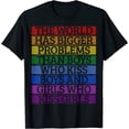 thumbnail image 1 of Gay Pride Month LGBT Gay Rainbow Saying Gift T-Shirt, 1 of 3