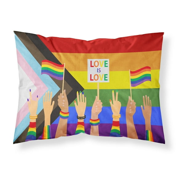 Gay Pride Parade Progress Pride Fabric Standard Pillowcase