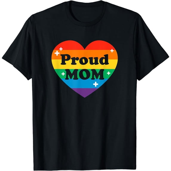 Gay Pride Proud Mom LGBT parent Mother's Day T-Shirt