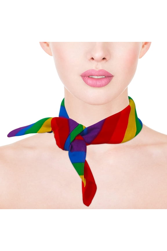 Gay Pride Rainbow Bandana - LGBT Head Scarf, Party Decoration