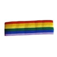 thumbnail image 1 of Gay Pride Rainbow Cloth Stretchy Hair Headband / Sweatband LGBT Gay Lesbian, 1 of 2
