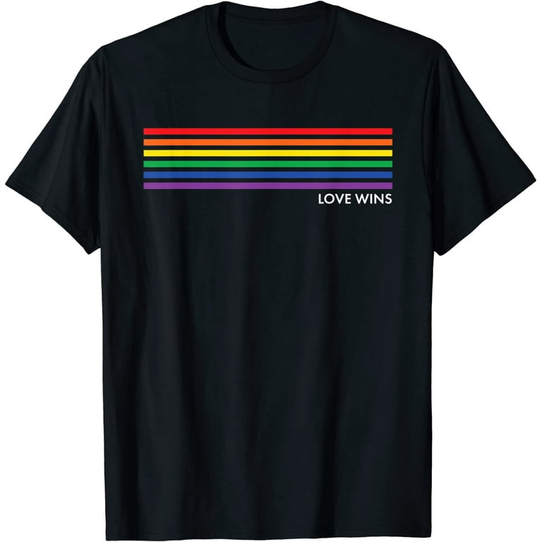 Gay Pride Rainbow Equality T-Shirt Gift