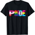 thumbnail image 1 of Gay Pride Shirt LGTBQ Flag Rainbow For Women and Men T-Shirt, 1 of 4