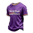 thumbnail image 1 of Gay Pride Shirt for Men, Pride Month LGBTQ+ Ally Rainbow Graphic Breathable Tee, 1 of 4