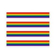 thumbnail image 1 of Gay Pride Strips Set of 4 - 5" each Vinyl Stickers - For Car Laptop I-Pad - Waterproof Decals, 1 of 1