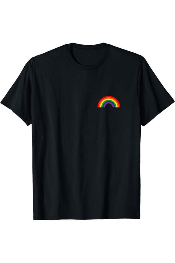 Gay Pride Stuff Rainbow Pocket LGBT Pride Parade T-Shirt