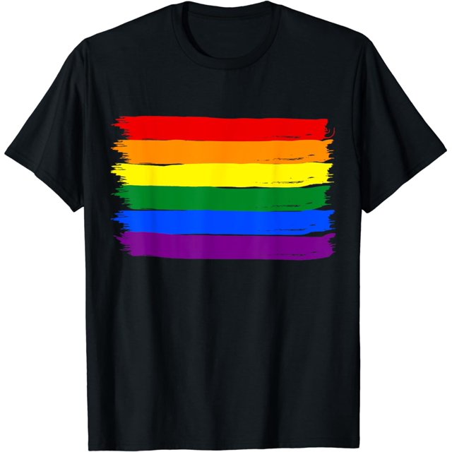 Gay Pride Support Love, Rainbow Flag, Lgbtq Flag Lgbt Rights T-shirt 