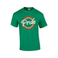 thumbnail image 1 of Gay Pride Vintage Retro Rainbow Unisex LGBTQ Short Sleeve T-shirt Graphic Tee-Kelly Green-medium, 1 of 4