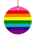 thumbnail image 1 of Gay Pride before 1978 Ceramic Ornament, 1 of 3