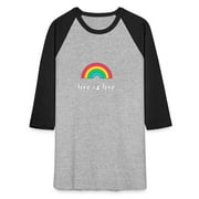 Gay Rainbow Flag Pride Gaypride Homosexual Support Unisex Baseball T-Shirt
