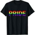 thumbnail image 1 of Gay Rights LGBTQ+ Pride Month Rainbow Trans, Queer Lesbian T-Shirt, 1 of 4